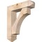 Ekena Millwork Westlake Arts and Crafts Smooth Bracket w/ Offset Brace, Douglas Fir, 7 1/2"W x 30"D x 34"H BKT0806X30X34WTL03SDF - alternate 1